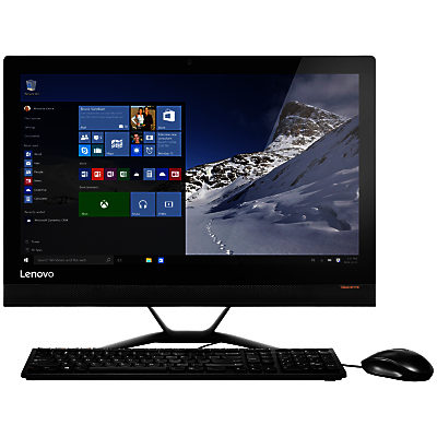 Lenovo IdeaCentre 300 All-in-One PC, AMD A8, 8GB RAM, 1TB, 23 , Black
